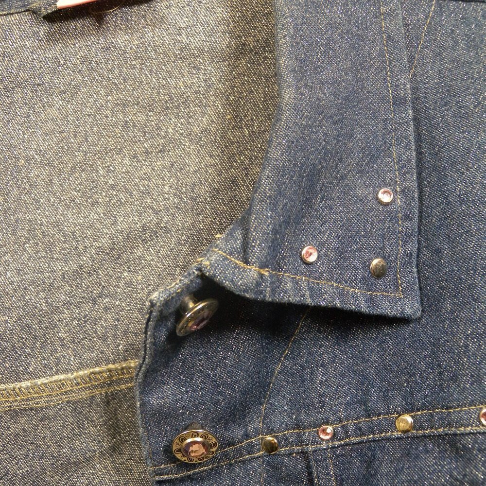 Sparkle Denim Jacket by Me and You SZ 18/20 - Picture 6 of 16